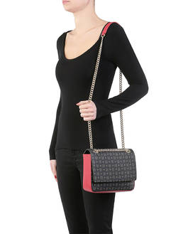 Borsa a spalla con catena Heritage Logo Classic Photo 6