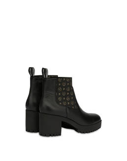 Logo Heritage calf leather ankle boots Photo 3