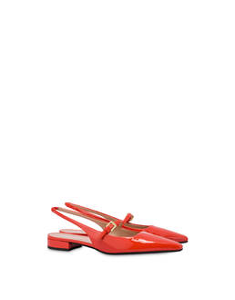 Cote d'Azure slingback ballerina flats in patent leather Photo 2