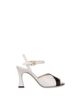 Cut-out calfskin sandals Photo 1