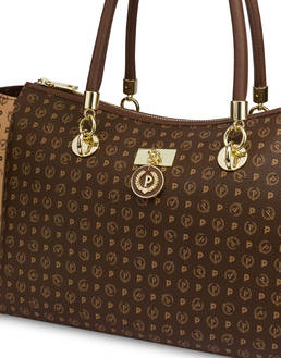 Borsa doppio manico bicolore Heritage Logo Classic Photo 6