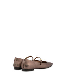 Ballerine in nappa laminata Nina Photo 3