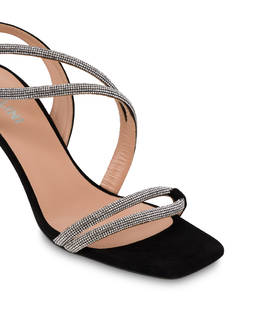 Sandalen Bling Bling aus Wildleder Photo 4