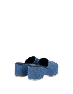 Sandalo flatform in denim Sunset Photo 3