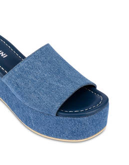 Sandalo flatform in denim Sunset Photo 4