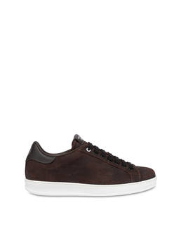 Tennis Club Sneakers in Greased Split Leather Photo 1