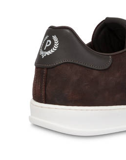 Tennis Club Sneakers in Greased Split Leather Photo 6