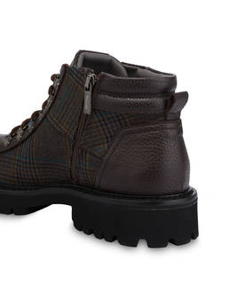 Pedula Mid Budapest In Tessuto Lana e Vitello Bottalato Effetto Cervo Photo 5