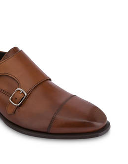 Double Monk 1920 aus gebürstetem Kalbsleder Photo 5