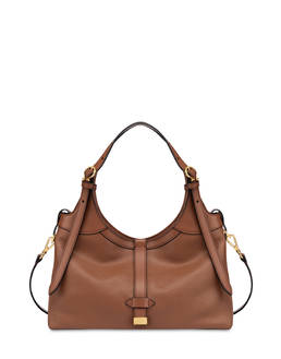 Mia Small Double Handle Bag in Grained Calfskin Photo 1