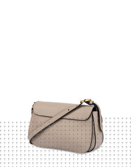 Crossbody Bag Fence in Vitello Granato Photo 2