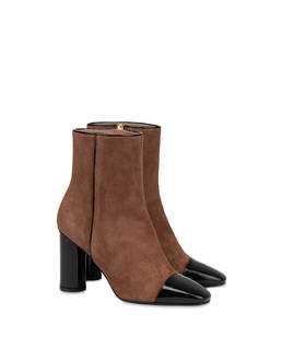 Stiefelette Boheme aus Wildleder und Lackleder Photo 2