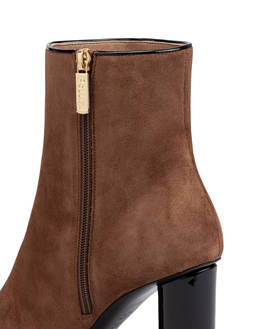 Stiefelette Boheme aus Wildleder und Lackleder Photo 4