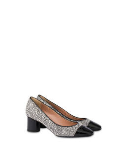 Pumps aus Tweed und Lackleder Photo 2