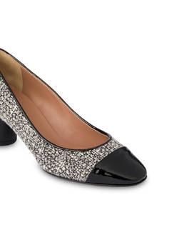 Pumps aus Tweed und Lackleder Photo 4