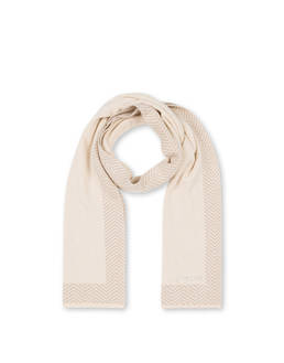 Sciarpa in misto lana con stampa chevron Photo 2