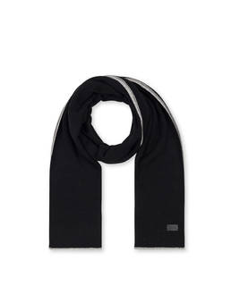 Schal aus zweifarbiger Wollmischung. Photo 2