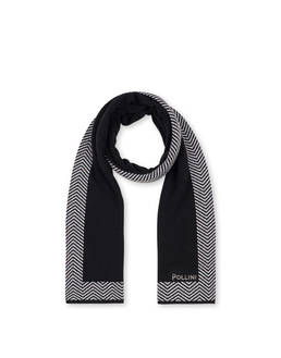 Sciarpa in misto lana con stampa chevron Photo 2