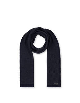 Sciarpa in lana con trama a contrasto Photo 2