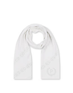 Sciarpa in misto lana con stampa catene Photo 2