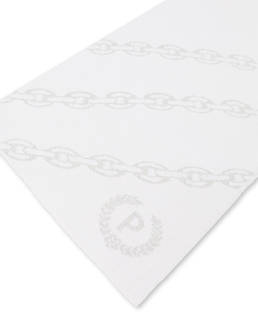 Sciarpa in misto lana con stampa catene Photo 3