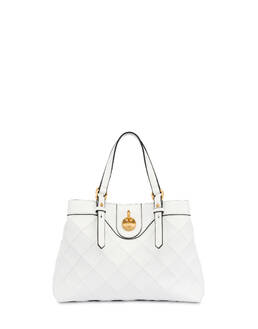 Small Double Handle Bag Drop Matelassè faux leather Photo 1