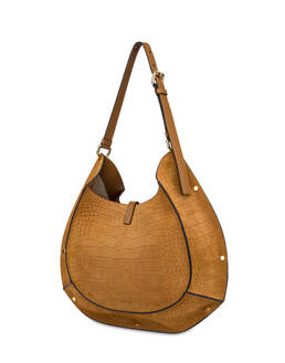Hobo-Tasche Austin aus Nubukleder mit Kokosnuss-Druck Photo 2