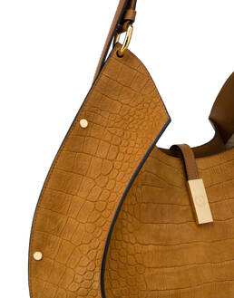 Hobo-Tasche Austin aus Nubukleder mit Kokosnuss-Druck Photo 4