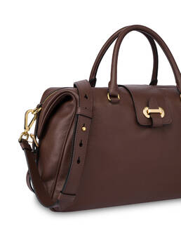 Handtasche Fence aus getrommeltem Kalbsleder mit Doppelgriff Photo 4