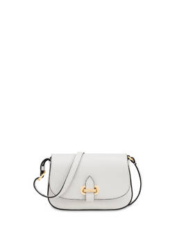Small crossbody Fence Bag aus getrommeltem Kalbsleder Photo 1