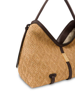 Shoulder Bag Essence aus Bast Photo 4