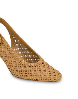 Slingback Muse aus Bast Photo 4