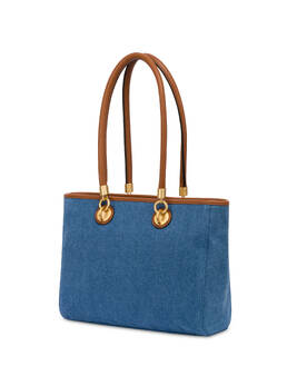 Small Tote Bag Capri In Simil Suede Photo 2