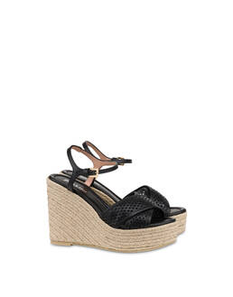 Sandalo Wedge Glam in Vitello Photo 2