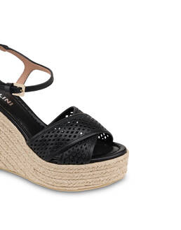 Sandalo Wedge Glam in Vitello Photo 4