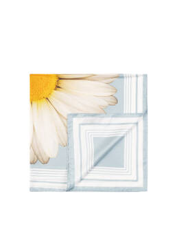 Foulard In Seta Con Stampa margherita over Photo 1