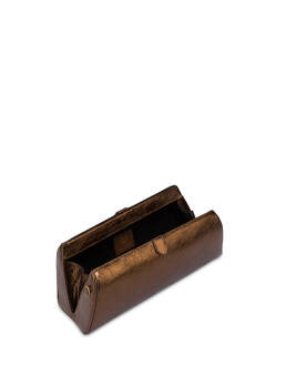 Clutch Shell aus laminiertem Kalbsleder Photo 3