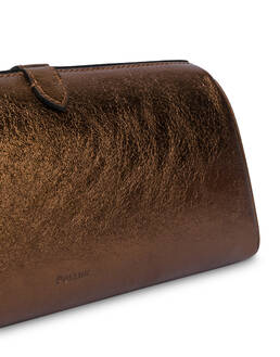 Clutch Shell aus laminiertem Kalbsleder Photo 4