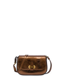 Crossbody Bag Fence small aus laminiertem Kalbsleder Photo 1