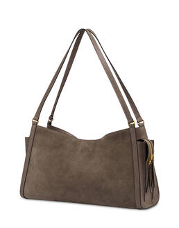 Schultertasche Empire aus Spalt- und Kalbsleder Photo 2