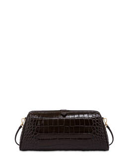 Pochette Shell aus Kalbsleder mit Krokodildruck Photo 1