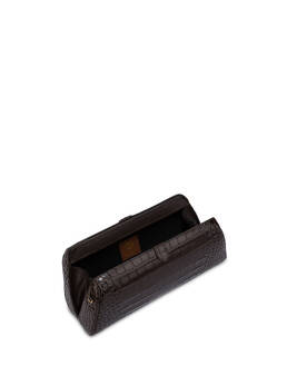 Pochette Shell aus Kalbsleder mit Krokodildruck Photo 3