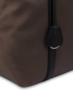 Borsa a spalla in nylon e vitello Photo 4