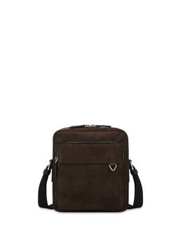 Borsa a tracolla in nabuk e vitello Photo 1