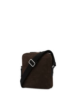 Borsa a tracolla in nabuk e vitello Photo 2