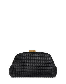 Cloud-Clutch aus Mini-Grained-Lux-Plissè-Pu Photo 1