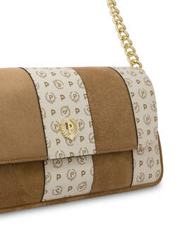 Interplay-Umhängetasche aus Fabric Suede und Heritage-PVC Photo 4
