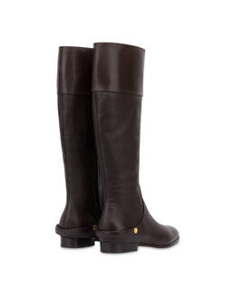 Stiefel Jockey Flat aus gewalktem Kalbsleder Photo 3