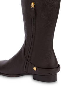 Stiefel Jockey Flat aus gewalktem Kalbsleder Photo 4