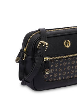 Umhängetasche „Anna“ aus Mini-Grained-Leder und Heritage-PVC Photo 4
